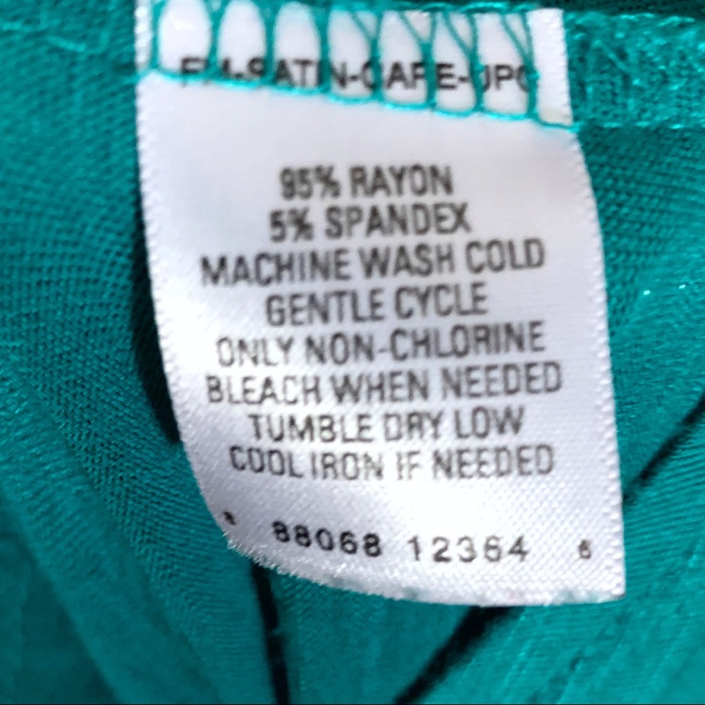🎀 GNW Indigo- Teal Green Soft  Tee- M - Picture 8 of 9